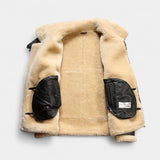 Nahast Aviator-Jakk