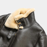 Nahast Aviator-Jakk