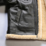 Nahast Aviator-Jakk